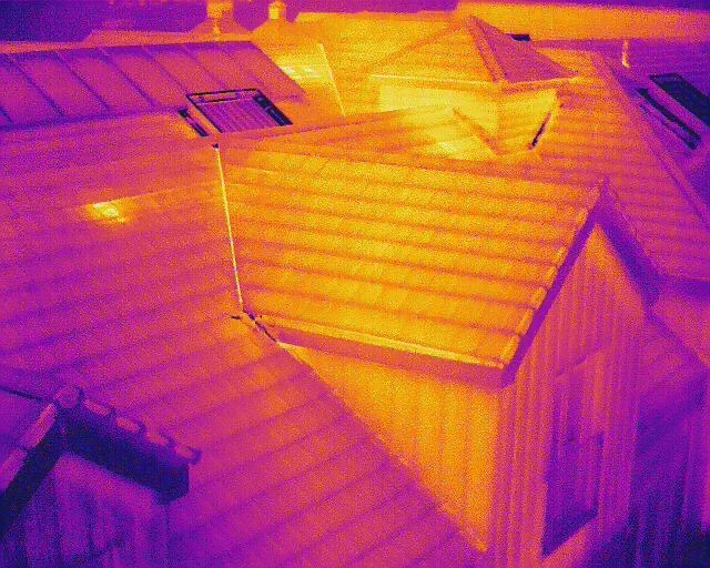 Thermal Imaging Roof Survey Image Grimsby